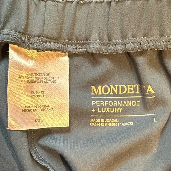 Mondetta Women's Joggers, Ankle Pants - Slate Blue, Size L - Picture 5 of 10